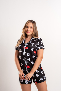 Imagem do PIJAMA AMERICANO MICKEY PRETO
