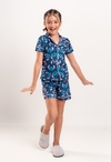 PIJAMA AMERICANO INFANTIL STITCH MARINHO - comprar online