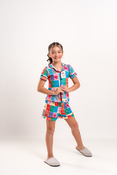 PIJAMA AMERICANO INFANTIL DIVERTIDAMENTE na internet
