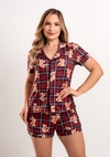 PIJAMA AMERICANO URSO VERMELHO - comprar online