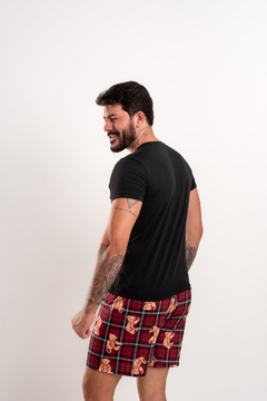 PIJAMA MASCULINO URSO VERMELHO na internet