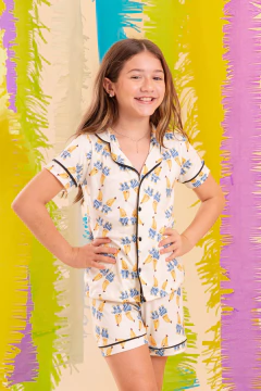 Imagem do PIJAMA AMERICANO INFANTIL BANANAS DE PIJAMAS