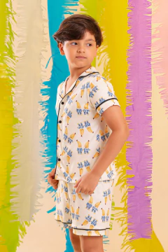 PIJAMA AMERICANO INFANTIL BANANAS DE PIJAMAS - loja online