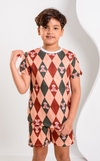 BÁSICO INFANTIL MASCULINO URSO XADREZ - comprar online