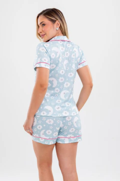 PIJAMA AMERICANO CURTO NUVEM LUA NOVO na internet