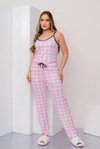 LONGO ALCINHA XADREZ ROSA - comprar online