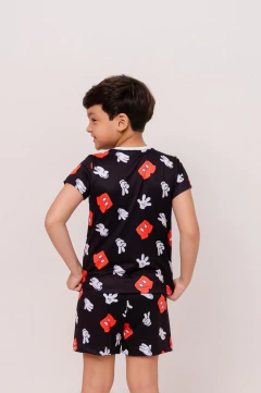 BÁSICO INFANTIL MICKEY PRETO na internet