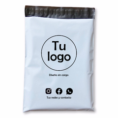 Pack bolsas ecommerce blancas con tu diseño (leer descripción)