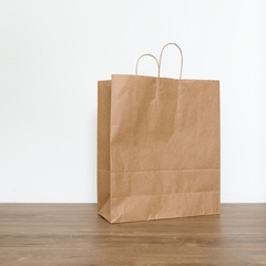 Bolsas de papel Kraft con manija en internet