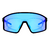 Óculos de Sol Dynamic Preto c/ Azul Espelhado (Unissex) - Malibu Glasses Varejo
