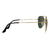 Óculos de Sol Aviador Classic Dourado c/ Verde G15 (Unissex) - Malibu Glasses Varejo