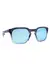 Óculos de Sol Fênix Cinza e Cristal c/ Azul Espelhado (Unissex) - comprar online