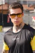 Óculos de sol Running Preto e Cinza c/ Dourado Espelhado (Unissex) - comprar online