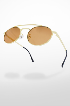 Óculos de Sol Cleo Dourado c/ Rose (Feminino) - comprar online