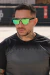 Óculos de sol Running Verde e Cristal c/ Verde Espelhado (Unissex) - loja online