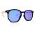 Óculos de Sol New Detroit Preto c/ Azul Espelhado (Unissex) - comprar online