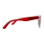 Óculos de sol Running 2.0 Cristal e Vermelho c/ Vermelho (Unissex) - Malibu Glasses Varejo