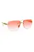 Óculos de Sol Panther Dourado c/ Rosa Degradê (Feminino) - loja online