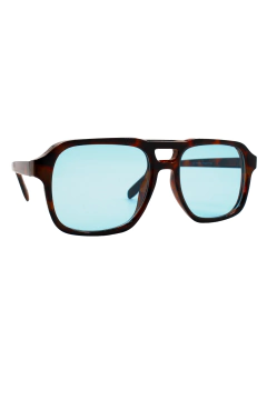 Óculos de Sol Myles Marrom Casco c/ Azul (Unissex) - comprar online