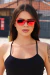 Óculos de Sol Summer Vermelho e Cristal c/ Fire (Unissex) - comprar online