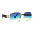 Óculos de Sol Harper Dourado c/ Azul Acqua (Unissex) - comprar online