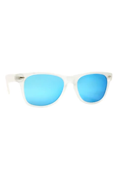 Óculos de Sol Pryce Transparente Fosco c/ Azul (Unissex) - comprar online