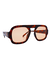 Óculos de Sol Jacob Marrom Casco c/ Rose (Unissex) - Malibu Glasses
