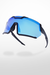 Óculos de Sol Jump Preto c/ Azul Espelhado (Unissex) - comprar online
