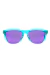 Óculos de Sol Summer Azul e Cristal c/ Roxo Espelhado (Unissex) na internet
