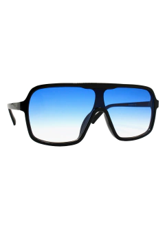 Óculos de Sol Copacabana Preto c/ Azul Degradê (Unissex)