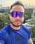 Óculos de Sol Bolt 2.0 Preto c/ Roxo Espelhado (Unissex) - Malibu Glasses Varejo