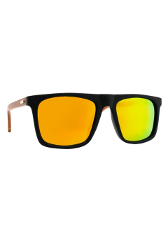 Óculos de Sol Baruch Preto c/ Dourado Espelhado (Unissex) - comprar online