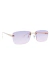 Óculos de Sol Nuri Dourado c/ Roxo Degradê (Feminino) - comprar online