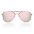 Óculos de Sol Aviador Classic Rosa Espelhado - Pequena Avaria - comprar online