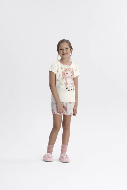 Pijama Infantil Estampa Unicórnio
