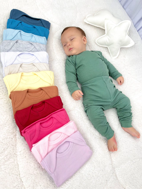 Conjunto Canelado Body e Calça Baby ref 3942 - comprar online