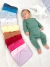 Conjunto Canelado Body e Calça Baby Azul Petroleo - comprar online