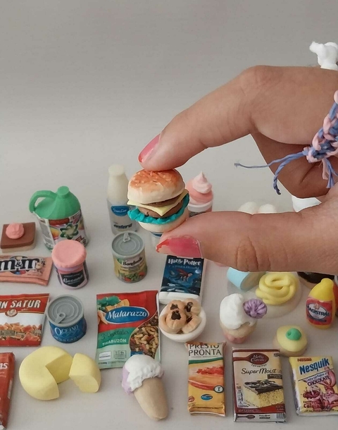 60 COMIDITAS Y ACCESORIOS SURTIDOS MINIATURA