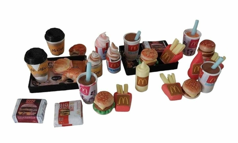 Set hamburgueseria miniatura