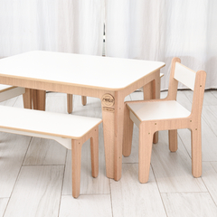 Imagen de Mesa, bancos y sillas Meeko