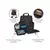 Mochila Maternidade Forma Preto Skip Hop (prazo para envio de 15 dias) - Picolé Baby