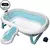 Imagem do Banheira Flexivel Com Termômetro Baby Happy Azul Blue - Premium Baby