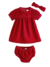 Conjunto de Vestido, Faixa e Tapa Fralda Red Velvet - Baby Gap