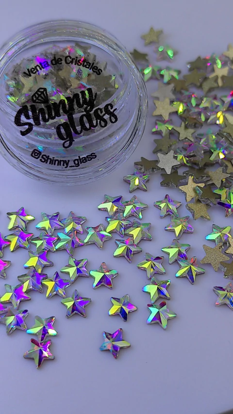 CRISTALES - ESTRELLA CRISTAL AB - 5MM - SHINNY GLASS. - comprar online