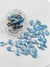 CRISTALES - FLAMA OPAL ZAFIRO - 5X10MM - SHINNY GLASS. - comprar online