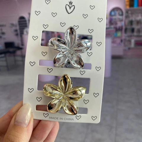 BROCHE FLOR PARA EL PELO X2