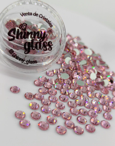 CRISTALES - ROSA CLARO - SS12 - SHINNY GLASS. - comprar online