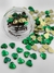 CRISTALES - CORAZON ESMERALDA - 6MM - SHINNY GLASS. - comprar online