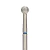 FRESA DIAMANTADA BALL AZUL D.4 COD. 017 - PINK MASK