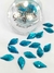 CRISTALES - FLAMA ZIRCONITA AZUL - 5X10MM - SHINNY GLASS. - comprar online